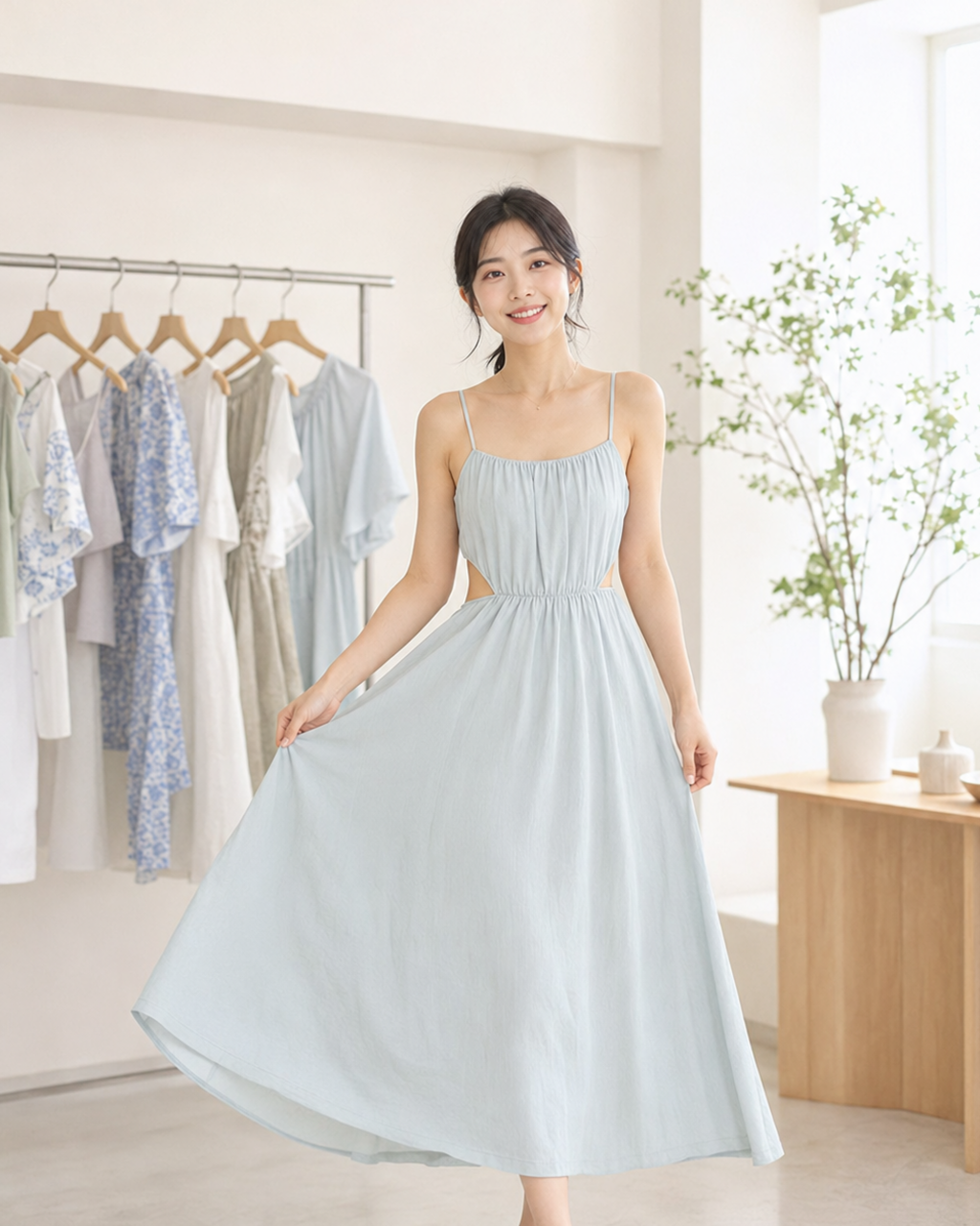 服装穿搭案例：夏季连衣裙上新